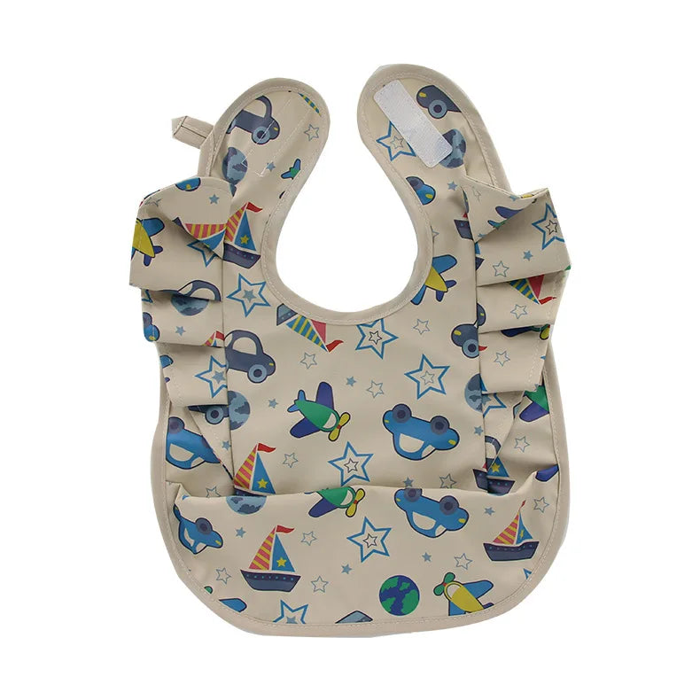 KTX-228563 High Quality OEM PU Baby Bibs for Euro Market
