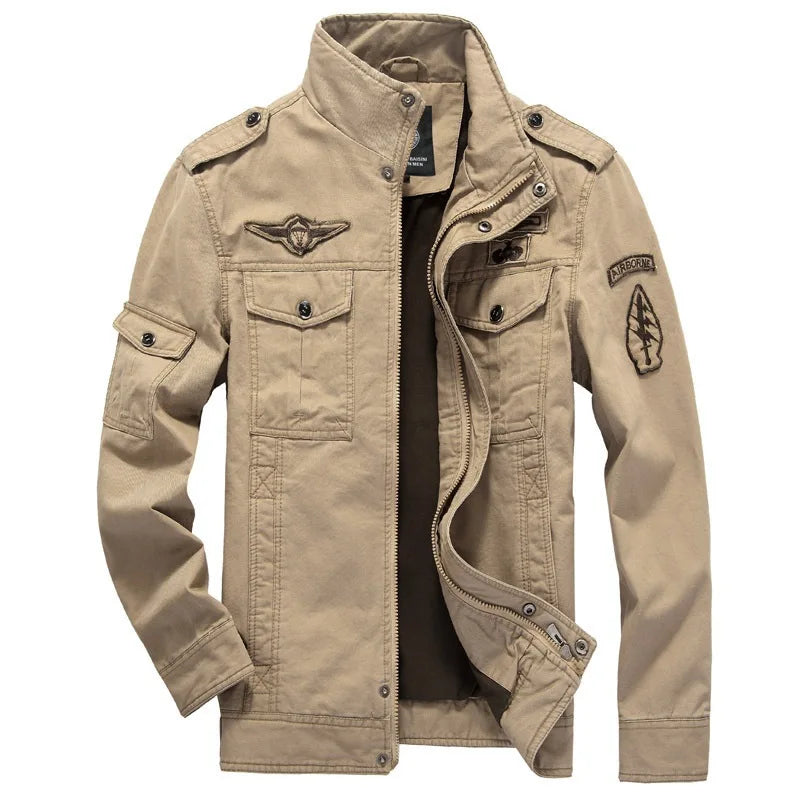 KTX-931347 Men's Winter Jacket Thick Outdoor Clothing Sports Moto Jacket With Zipper Closure Men's Coats