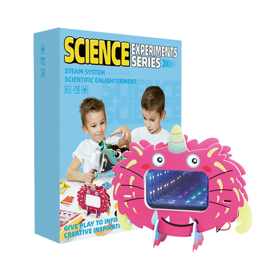 KTX-006995 3D Time and Space Tunnel Jigsaw Puzzle for Kids, Unique Shaped DIY Game