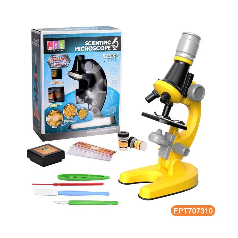 KTX-172819 Educational Microscope Set for Kids - STEM Learning Tool for Biological Science Exploration