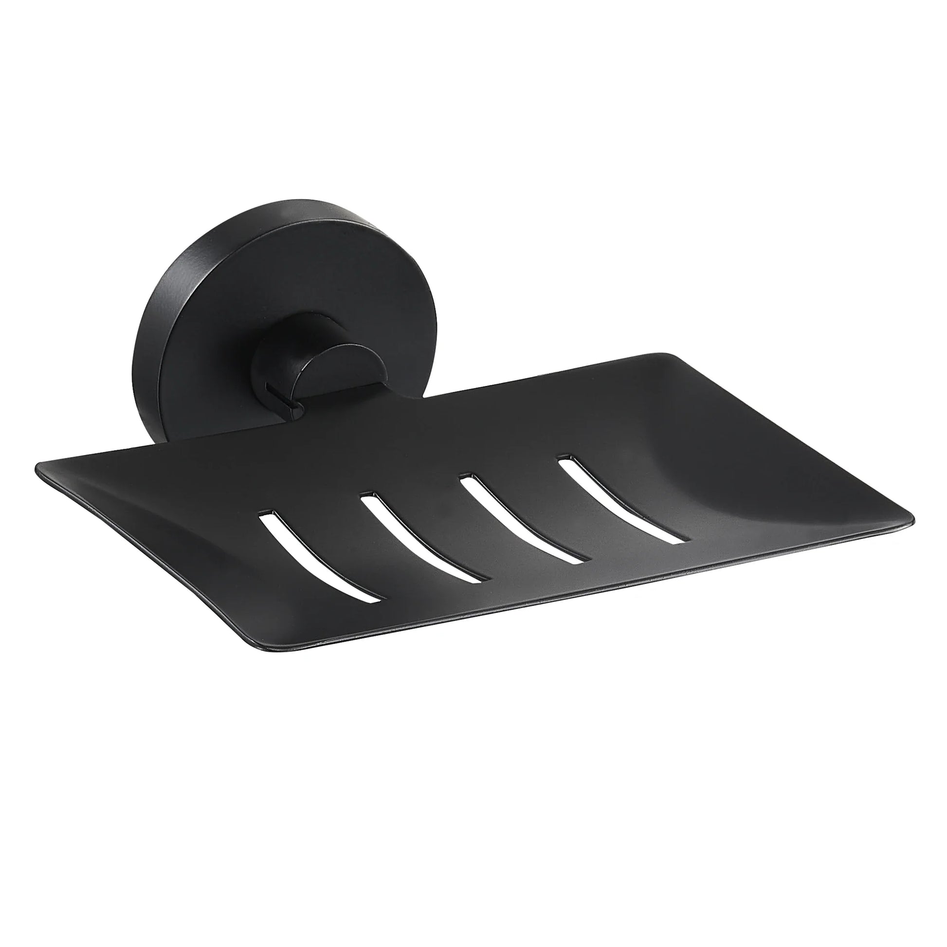 KTX-726867 Matte Black Stainless Steel 304 Bathroom Accessory Set with Towel Rack and Toilet Paper Holder