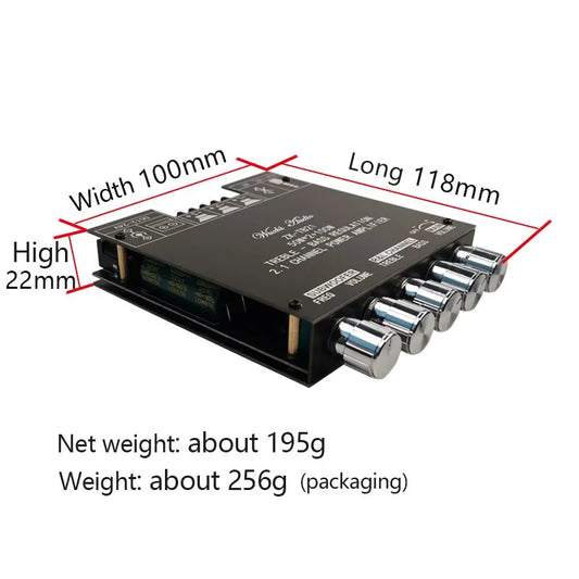 KTX-419027 2.1 Channel Bluetooth Digital Power Amplifier Module with Heavy Subwoofer and High Power Output