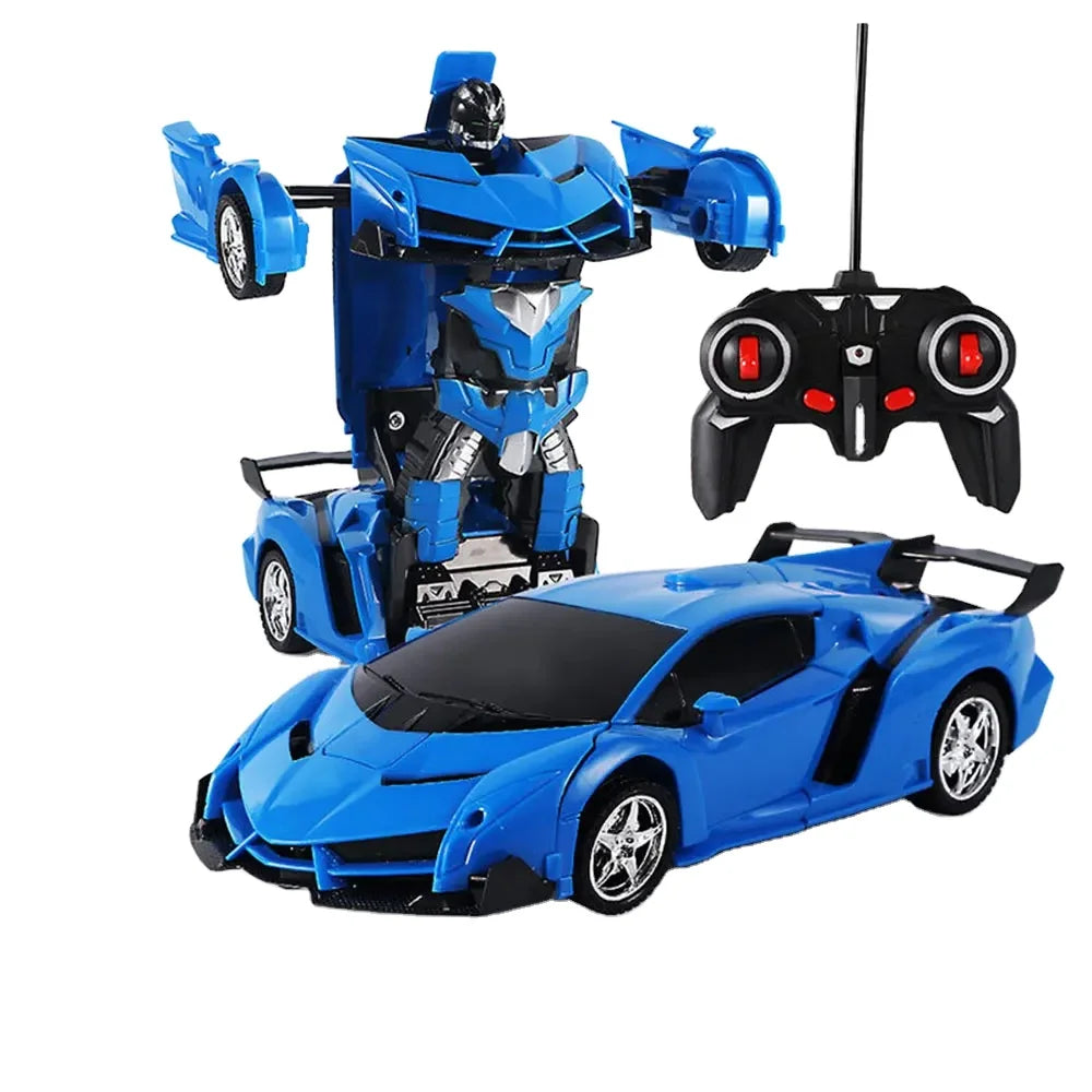 KTX-352787 2-in-1 Remote Control Car and Robot Transformation Model for Kids