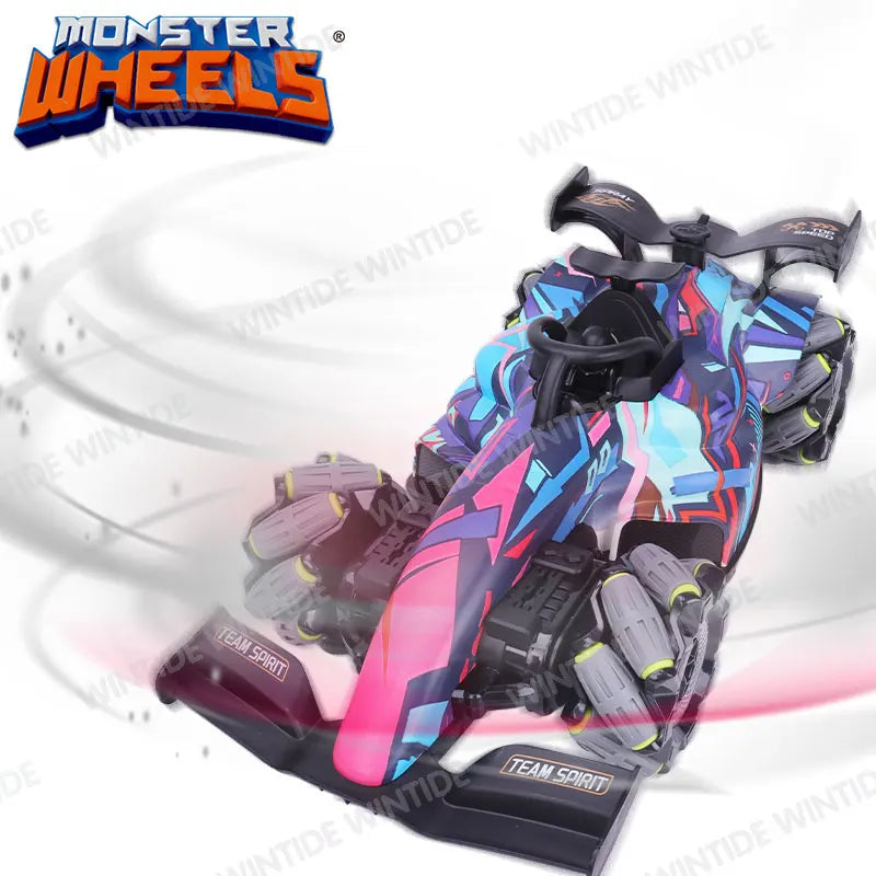 KTX-459219 Remote Control LED Racing Car for Kids - 2.4G Wireless Stunt Vehicle Suitable for Ages 5 and Up