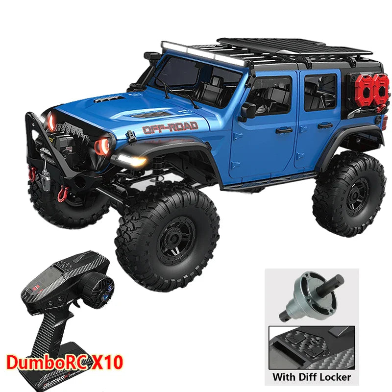 KTX-141523 1:10 Scale Off-Road RC Monster Truck with 4WD, 2.4GHz Remote Control, LED Lights, and 18km/h Speed