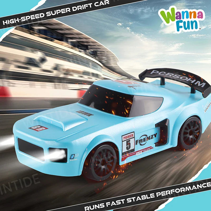 KTX-920275 1:24 High-Speed RC Drifting Stunt Racing Car with USB Charging and 50M Control Range for Indoor/Outdoor Fun