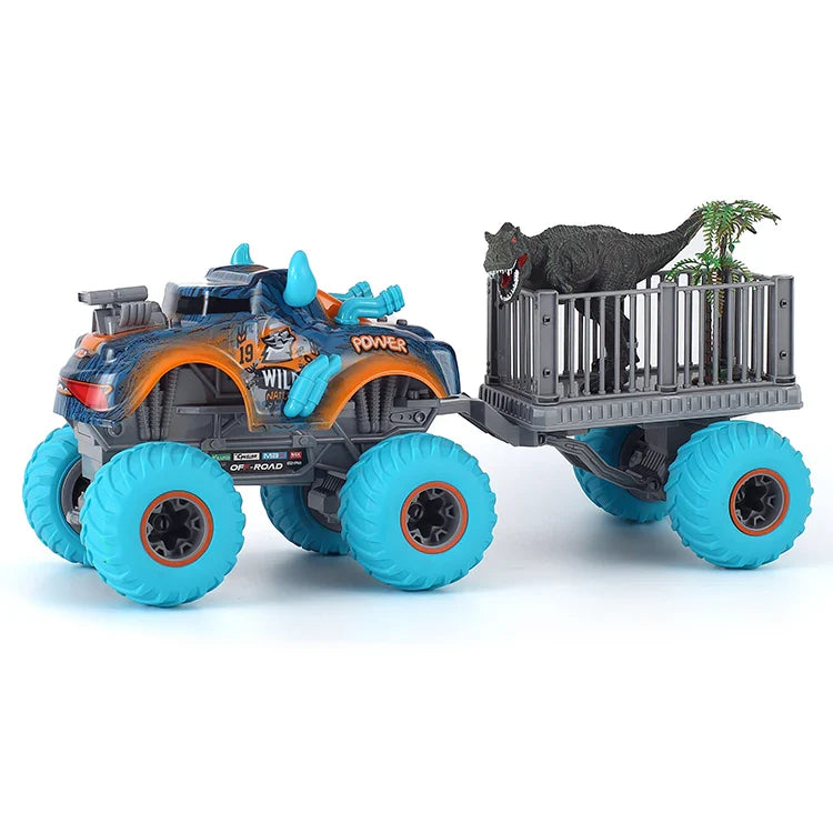 KTX-081811 6x6 Remote Control Monster Truck Stunt Car - 1/16 Scale Electric Vehicle for Ages 5+