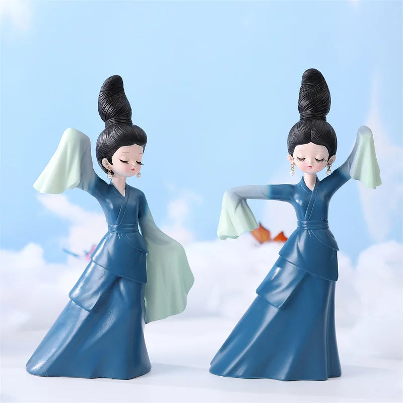KTX-109587 Antique Inspired PVC Action Figure of Chinese Beauty Lady