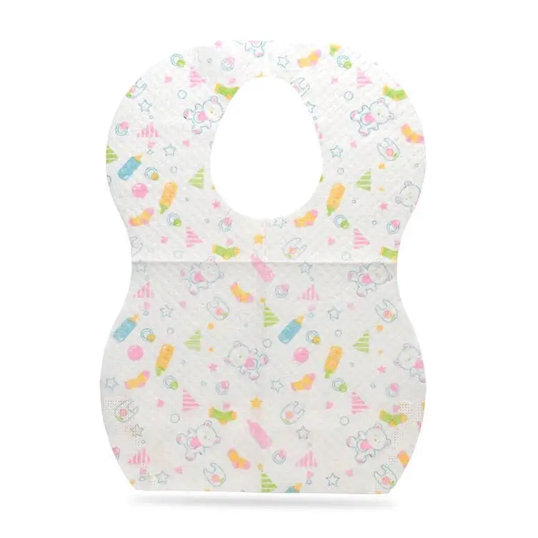 KTX-392403 Sleeveless Disposable Baby Bibs Waterproof Custom Hot Baby Dinner Baby Feeding Bib