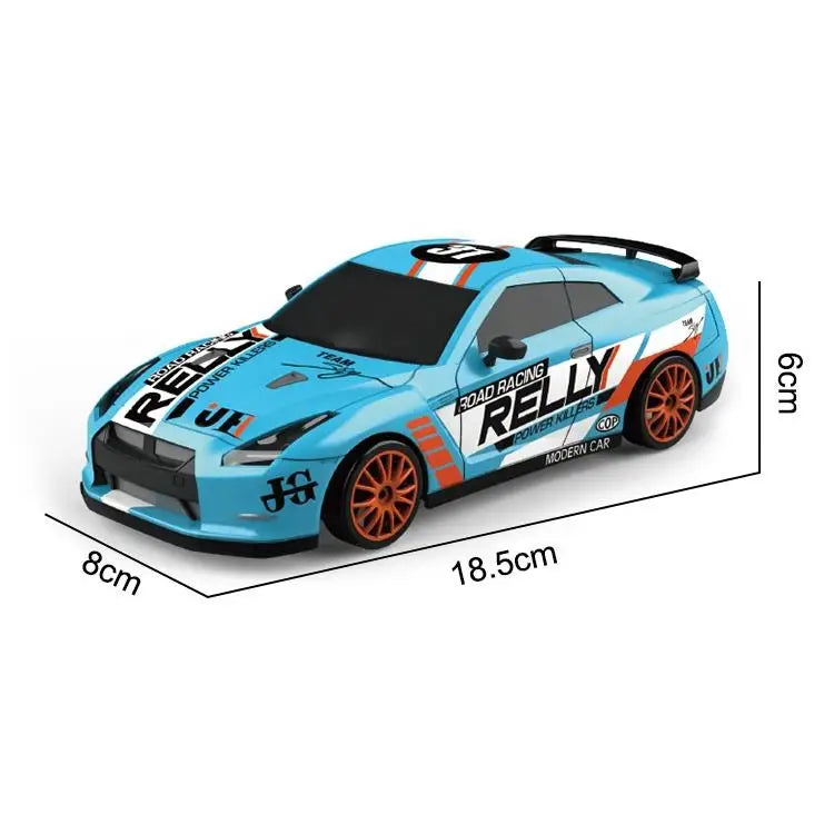 KTX-362067 1:24 Scale 4WD Remote Control Drift Car with USB Charger and LED Light