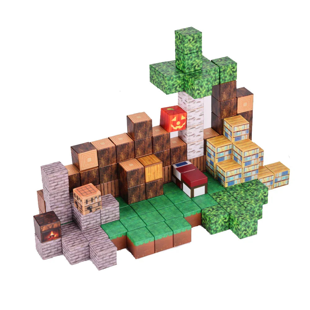 KTX-963859 Magnetic Building Blocks for Kids - Educational Plastic Construction Set