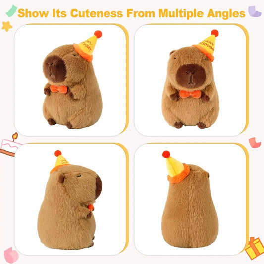 KTX-687379 Cute 13 Inch Capybara Plush Stuffed Animal Toy for Babies and Kids
