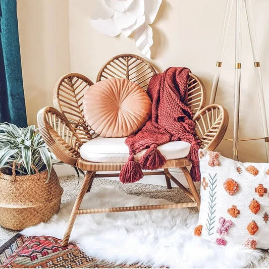 KTX-890003 Rattan Outdoor Sofa for Courtyards and Gardens - Stylish Lounge Chair for Balconies and Living Rooms