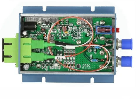 KTX-008211 High Level FTTH CATV Optical Receiver with 2 Outputs and AGC for Satellite TV, WDM Mini Node Receiver