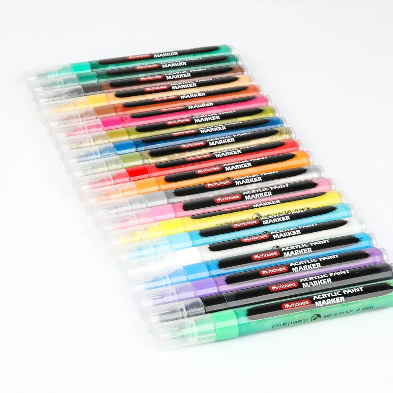 KTX-754899 Custom Logo Large Capacity Water-based Acrylic Paint Marker Set for Student Drawing