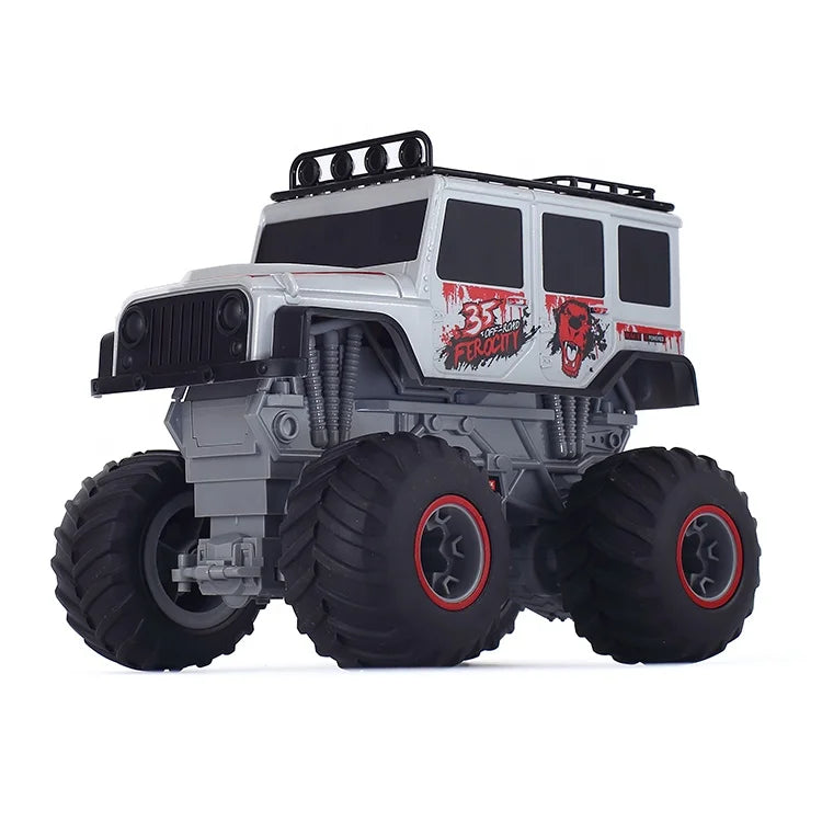 KTX-688595 High Speed 1/16 Scale 4WD Remote Control Monster Stunt Car, Speed 8km/h, Indoor-Outdoor Use