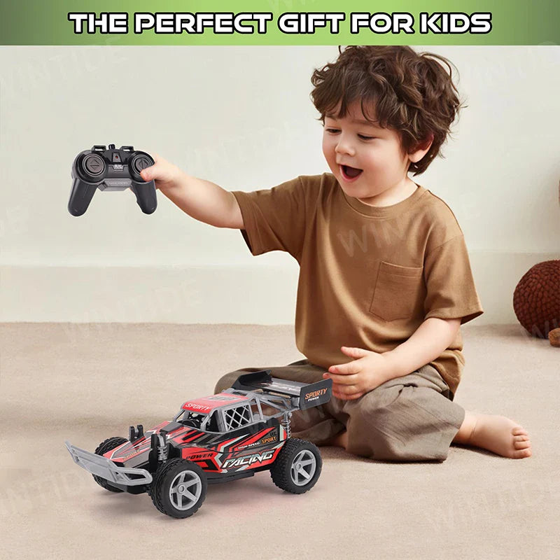 KTX-508947 1:18 2.4G Remote Control Drift Racing Buggy with 4WD & Interchangeable Wheels, Ready-to-Go Off-Road Truck