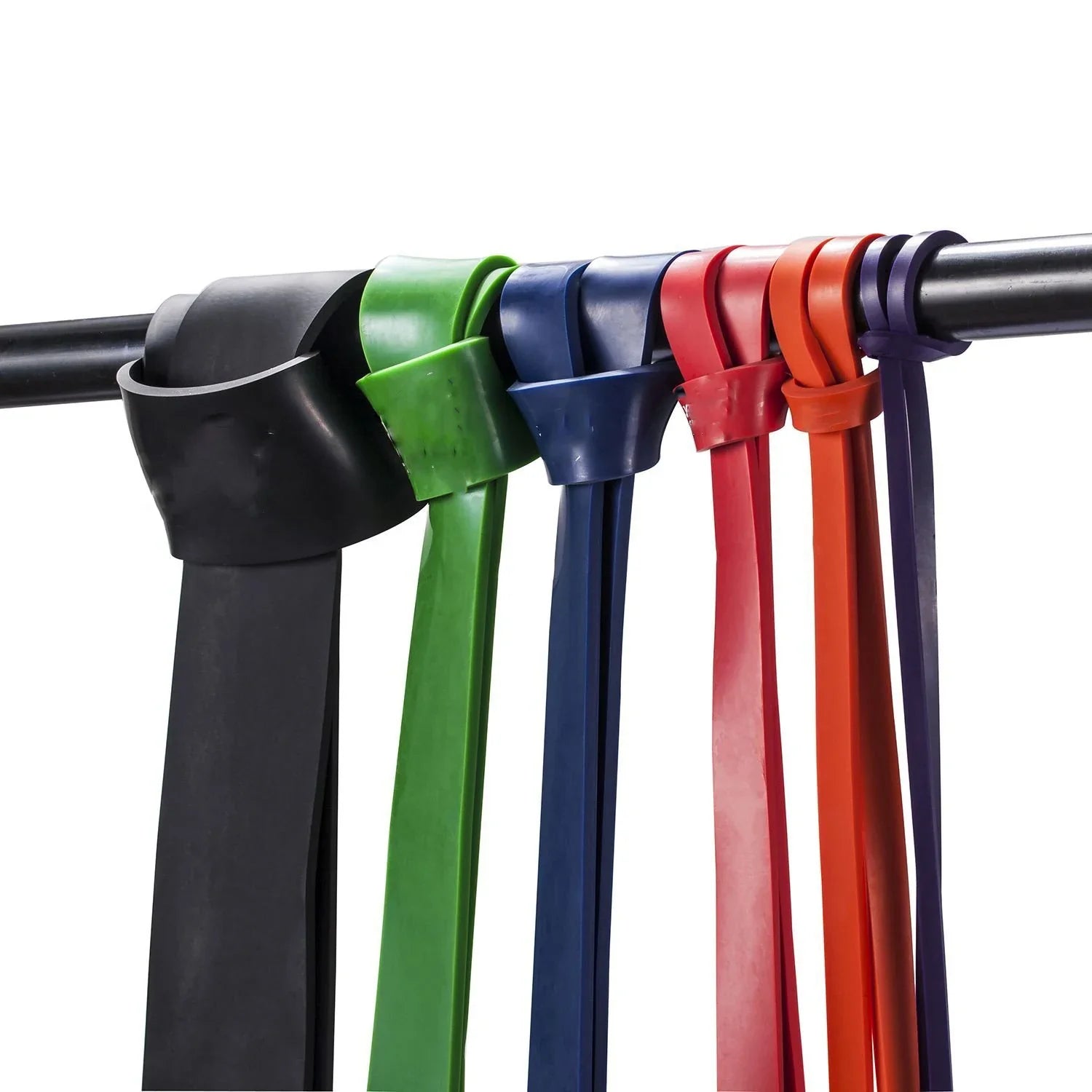 KTX-992915 Custom Resistance Band Set - Elastic Fitness Bands in Red and Black for Pull-Ups
