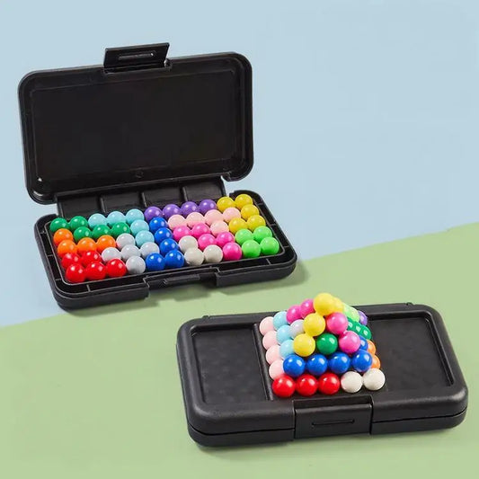 KTX-220563 3D Interactive Kanoodle Player Puzzle Game - Engaging Brain Teaser Board Game for All Ages