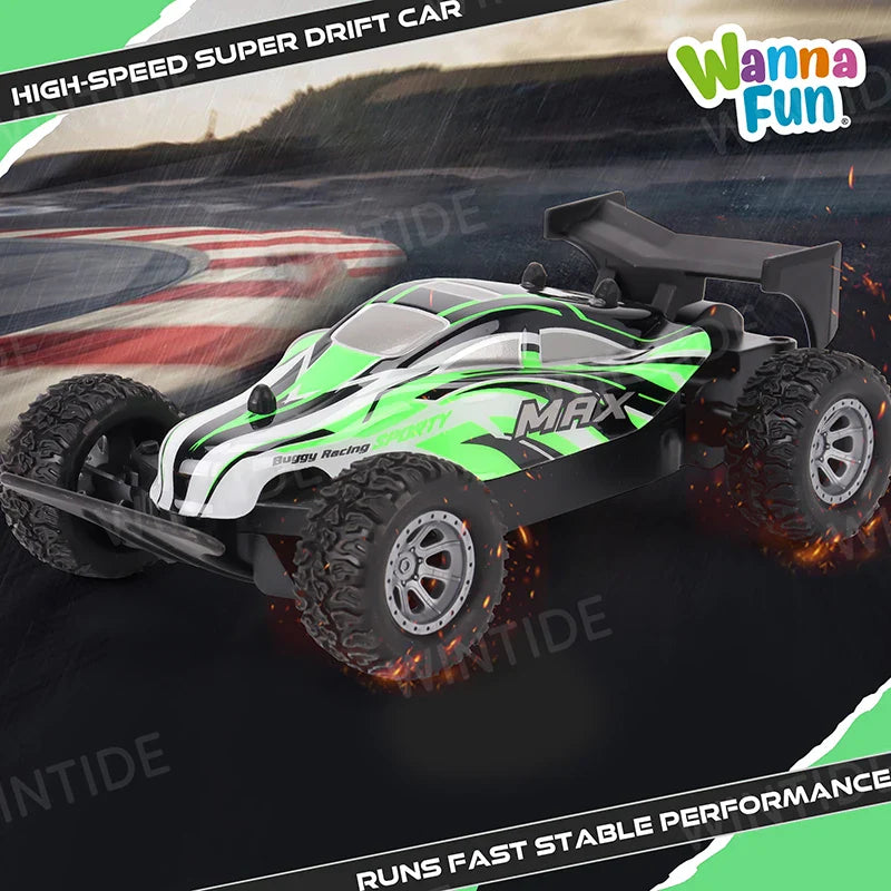 KTX-001619 1/28 Scale 4x4 Electric RC Monster Truck - Ready-to-Run Remote Control Off-Road Vehicle with USB Charging