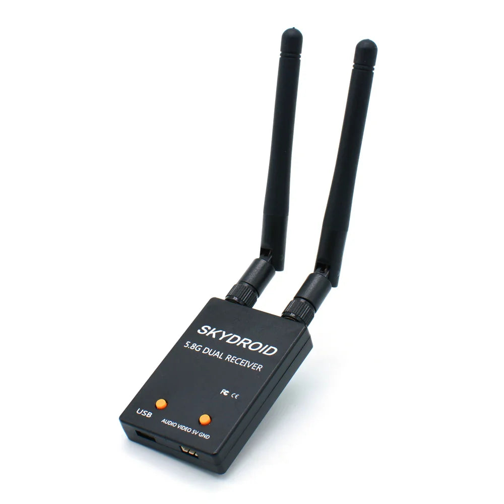 KTX-713299 UVC Dual Antenna Control Receiver 5.8GHz 150CH FPV Receiver with Audio for FPV Systems