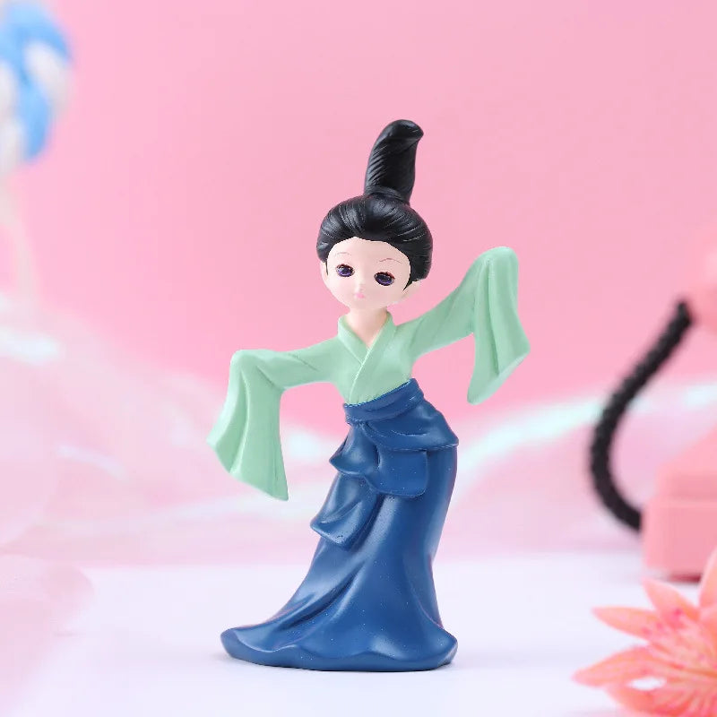 KTX-109587 Antique Inspired PVC Action Figure of Chinese Beauty Lady
