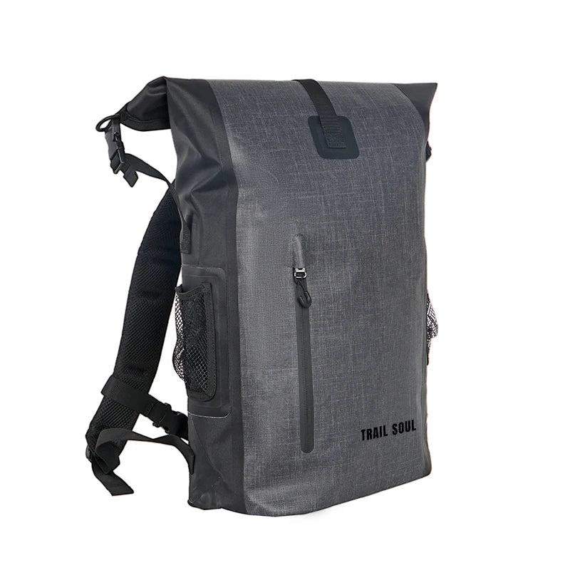 KTX-814419 TPU Waterproof Roll Top Backpack for Water Sports, Hiking, and Travel