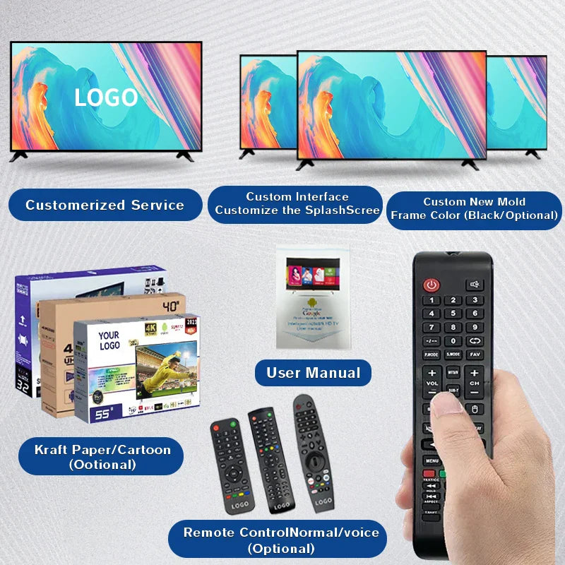 KTX-647763 Smart LED Television - Available Sizes: 24" to 85", Android Operating System