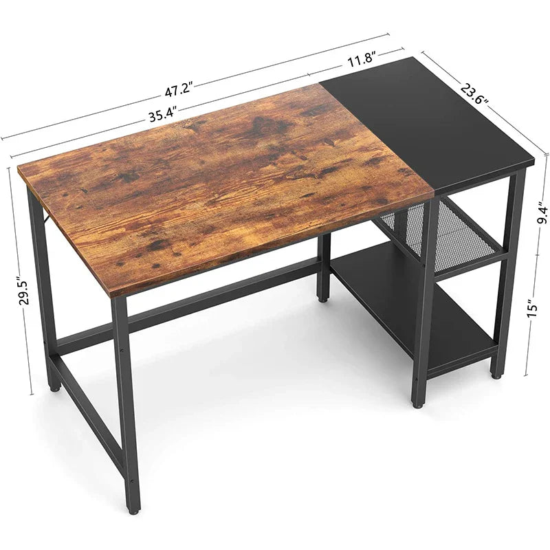 KTX-251603 L-Shaped Modern Office Desk - Luxury Wood Chipboard Corner Computer Table for Study