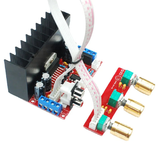 KTX-681171 TDA7377 2.1 Channel Audio Power Amplifier Board for Subwoofer Applications