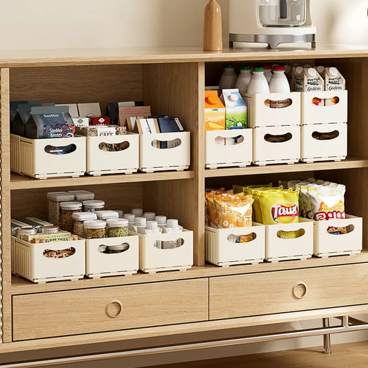 KTX-565651 Retractable Drawer-Style Storage Box for Snacks and Kitchen Organising