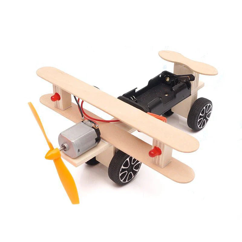 KTX-402515 Wooden STEM Assembly Car Model Kit - Educational DIY Science Toy for Kids