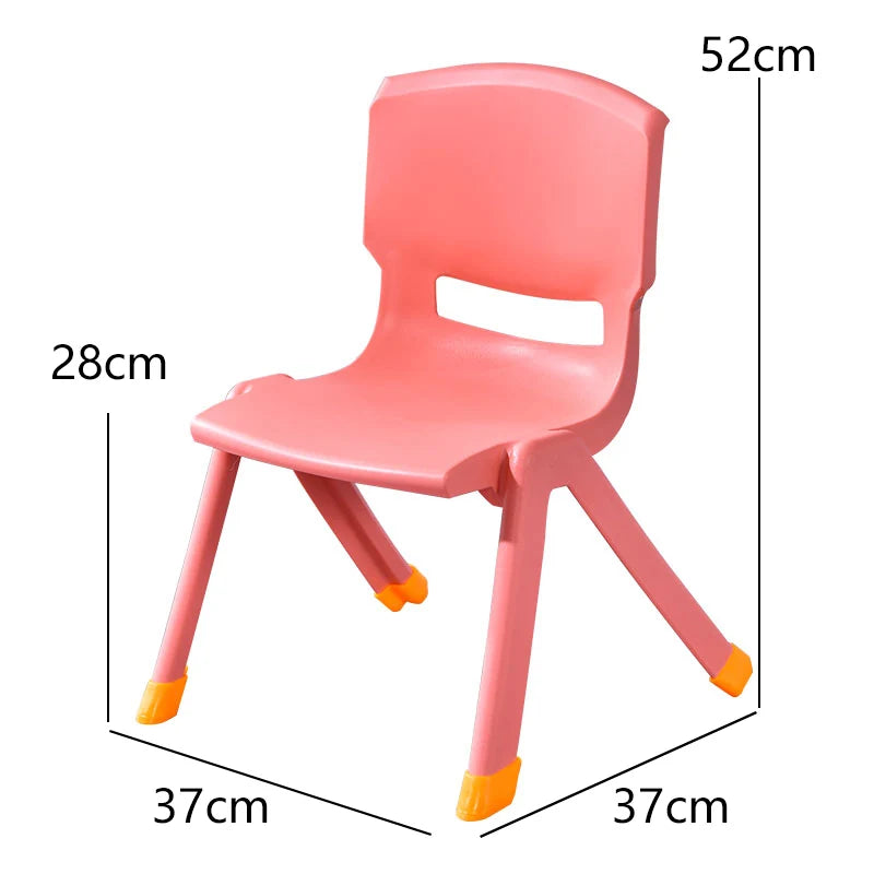 KTX-972499 Durable Plastic Stacking Chair for Children - Ideal for Schools, Daycares and Nurseries