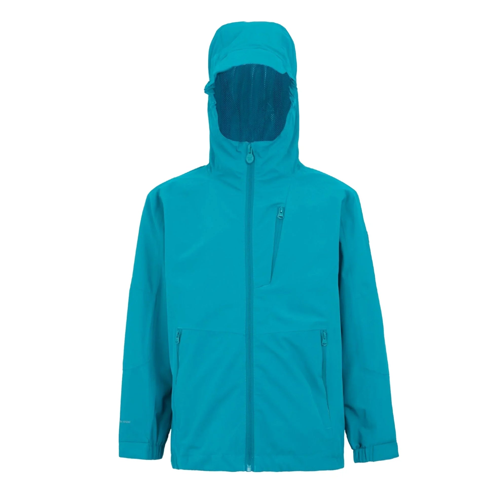 KTX-178835 Customized Design Girls Waterproof Jacket Garment Dyed Button Decorated