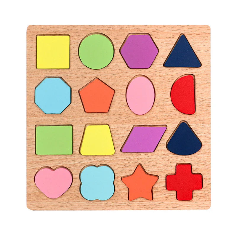 KTX-006675 Montessori Wooden Animal Math Clock and Musical Instrument Educational Toy Set for Kids