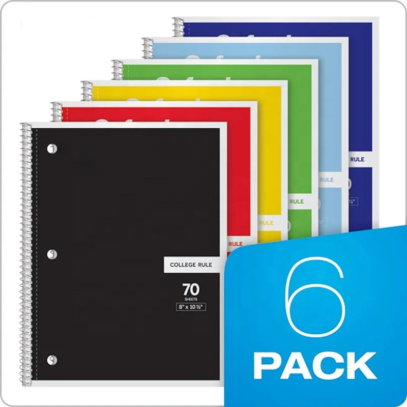 KTX-046355 Coil Notebook with Removable Loose Leaf Paper for College Students