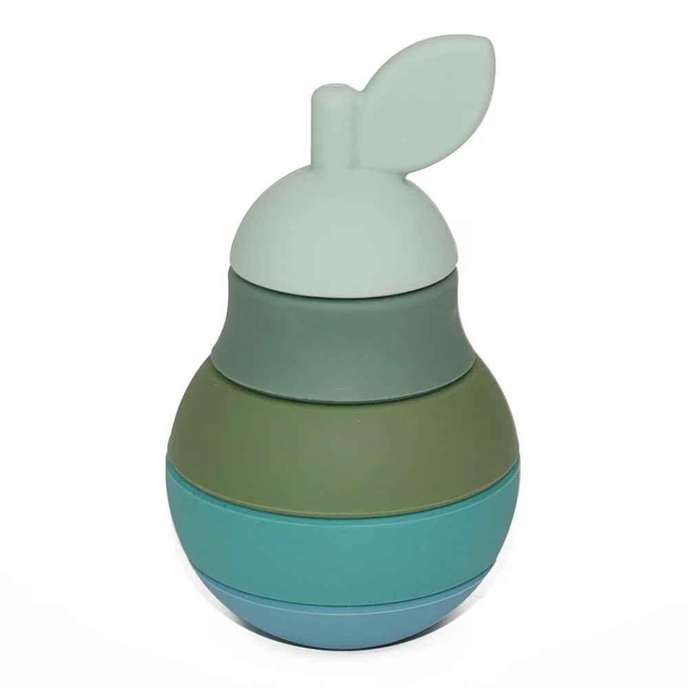 KTX-212499 Soft Baby Stacking Teething Toy and Building Block for Sensory Play