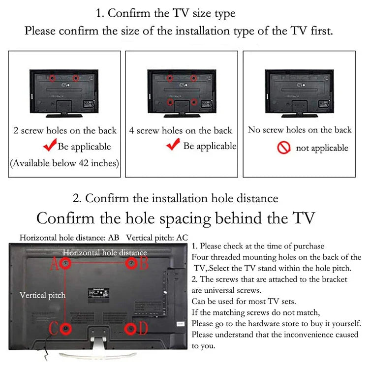 KTX-157395 Adjustable Wall-Mounted TV Bracket with Articulating Dual Arms for 40-75 inch Screens