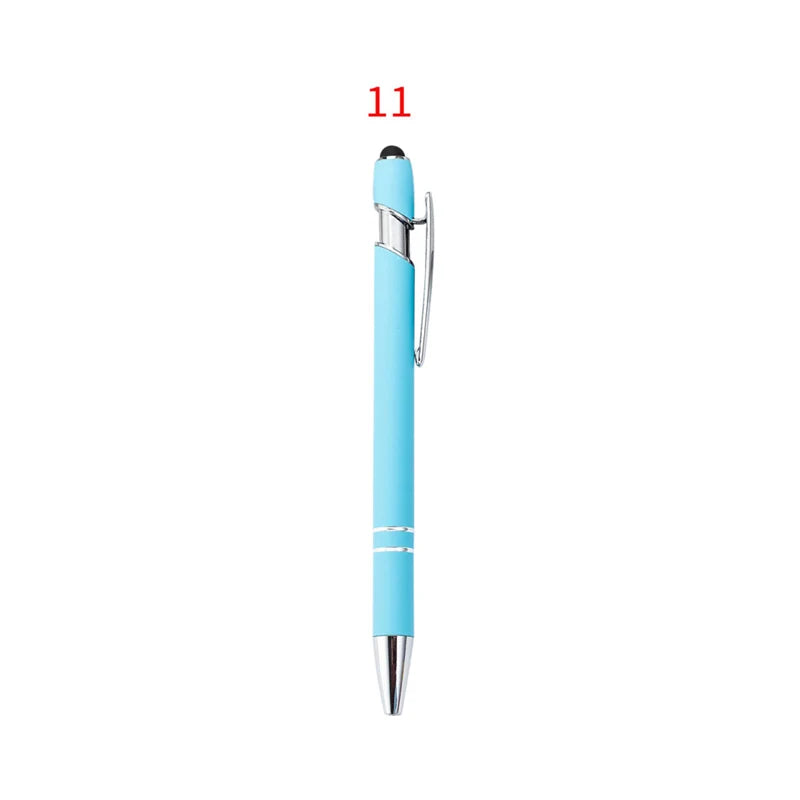 KTX-029395 Custom Multi-Coloured Metal Ballpoint Pen with Stylus for Office and School Use