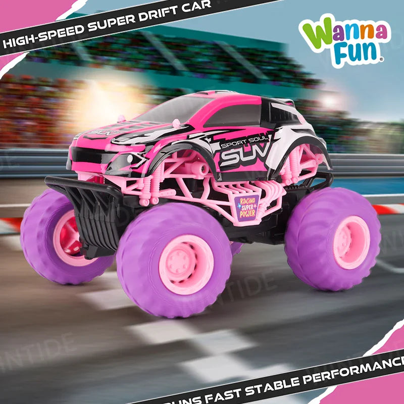 KTX-198227 1:24 Off-Road Remote Control Truck, 4WD Brushless Racing Vehicle with Headlights, High-Speed Indoor-Outdoor Fun