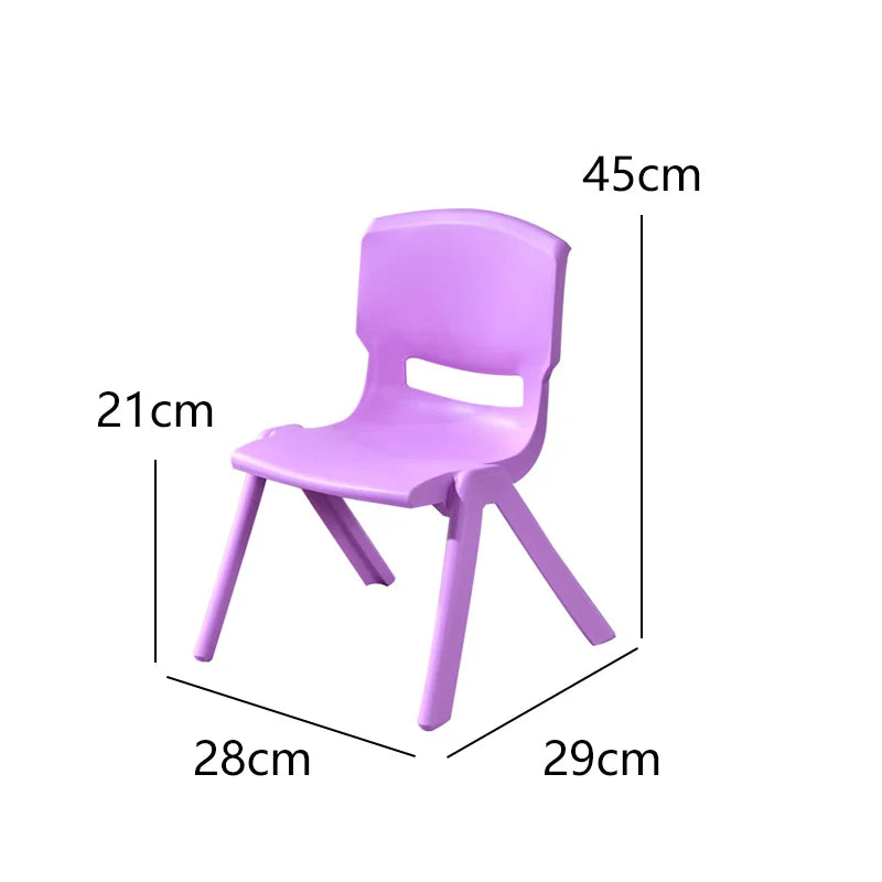 KTX-972499 Durable Plastic Stacking Chair for Children - Ideal for Schools, Daycares and Nurseries