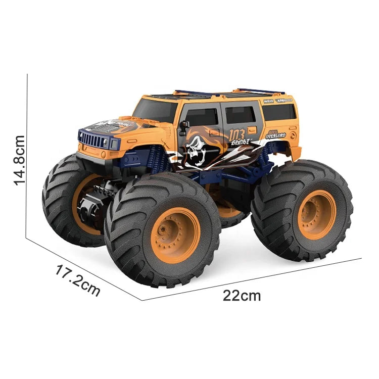 KTX-278419 1/18 Scale 2.4G 4Ch 4X4 RC Car with Super Wheels - Ready-to-Use Electric Vehicle for Indoor/Outdoor Fun