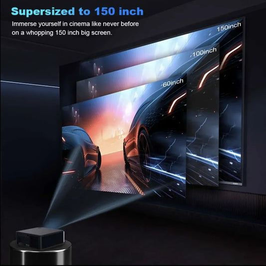 KTX-286163 1080P 3D Home Cinema Projector with Auto Focus, Auto Keystone, and Wi-Fi Connectivity