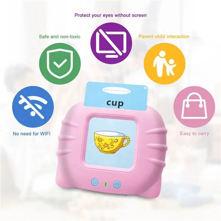 KTX-246419 Intelligent Flash Card Learning Machine for Early Childhood Education with Multiple Language Options
