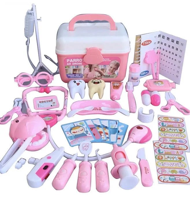 KTX-360915 Educational Doctor Role Play Set for Kids - 38PCS Medical Kit with Plastic Toys