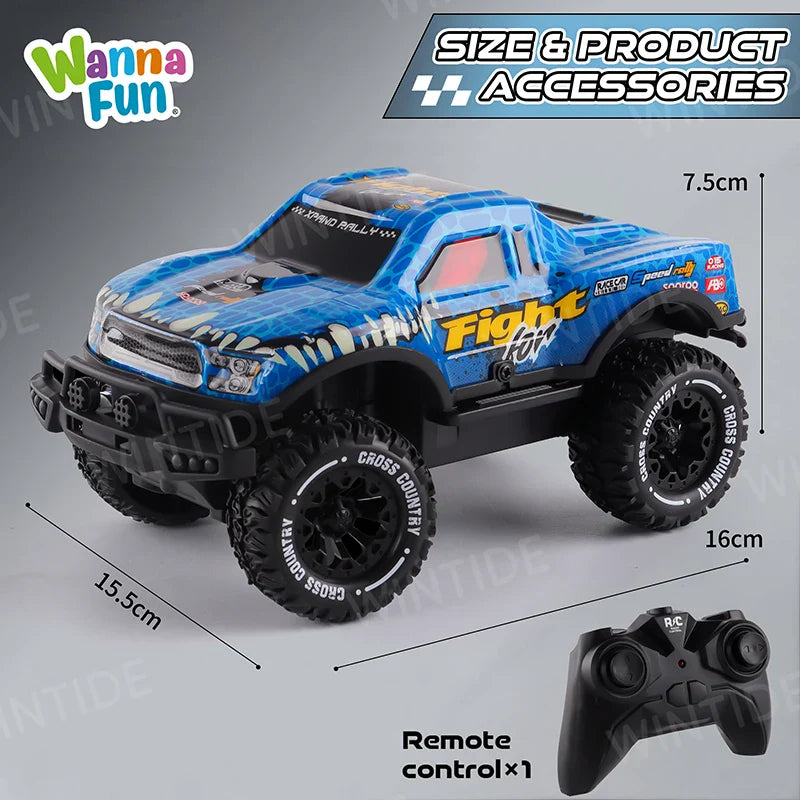 KTX-312339 1:20 Scale 4-Channel Remote Control Off-Road Car with TPR Wheels for Indoor and Outdoor Use