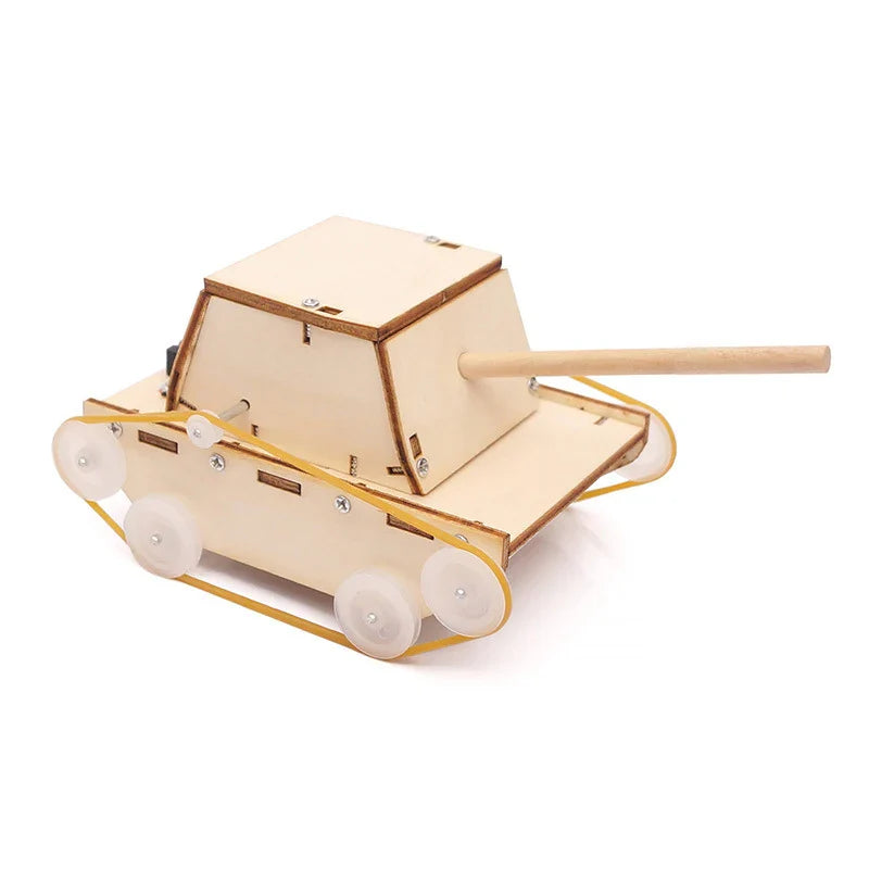 KTX-402515 Wooden STEM Assembly Car Model Kit - Educational DIY Science Toy for Kids