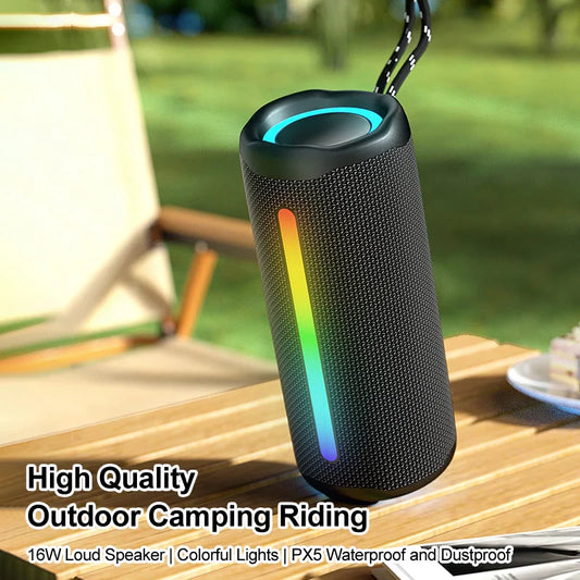 KTX-562451 RGB Bluetooth Wireless Speaker - Portable High-Quality Audio Box for Personal Use