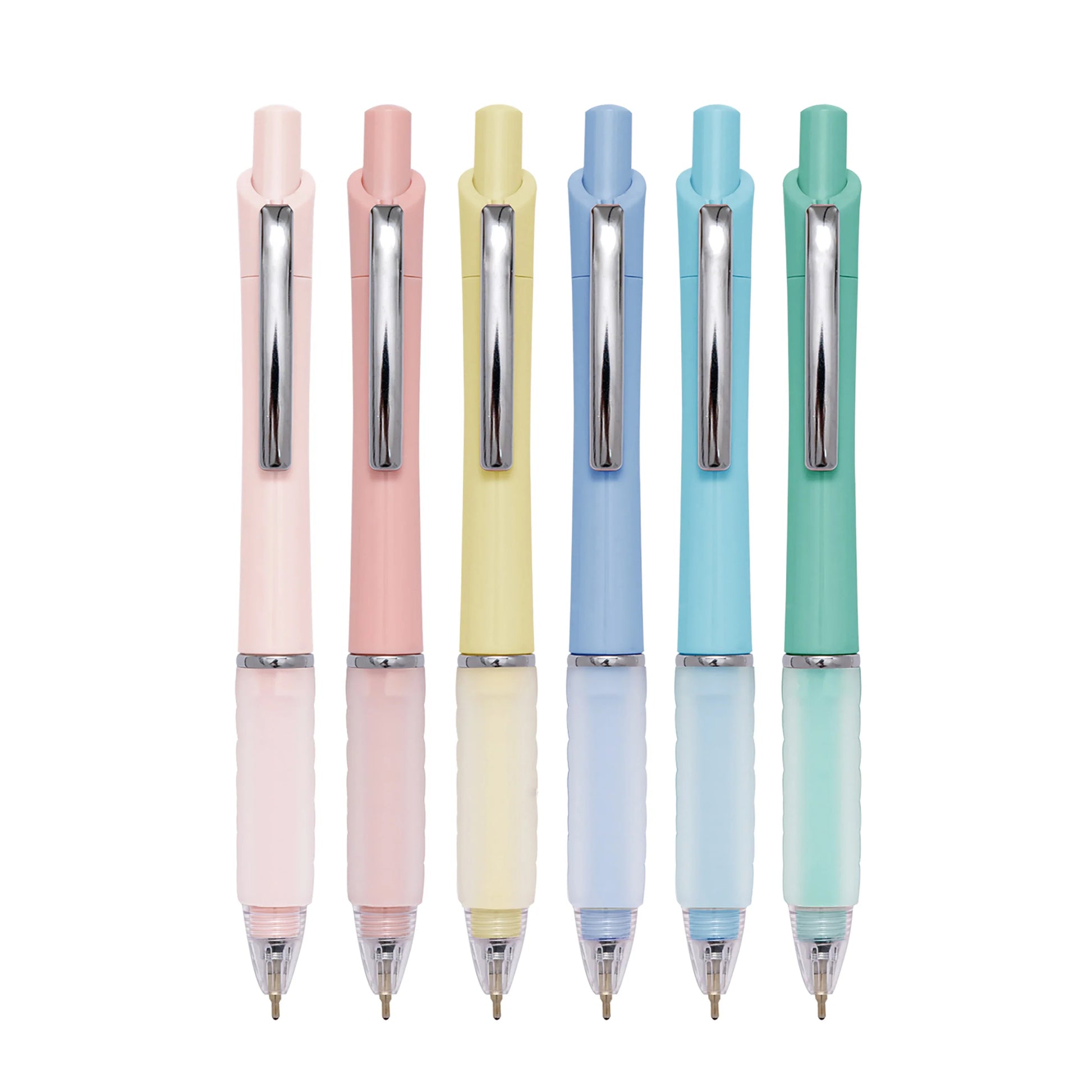 KTX-012435 Candy-Coloured Plastic Ballpoint Pen Set for Gifts