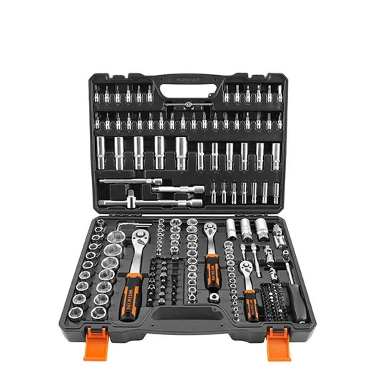 KTX-804371 Heavy Duty 197-Piece Mechanical Tool Socket Set